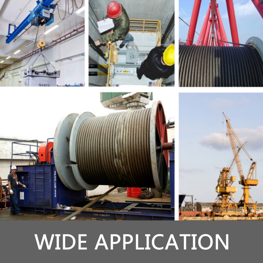 Stahlseil Haken Drahtseil 26m Anschlagseil 12m Draht Mit Seilwinde Haken