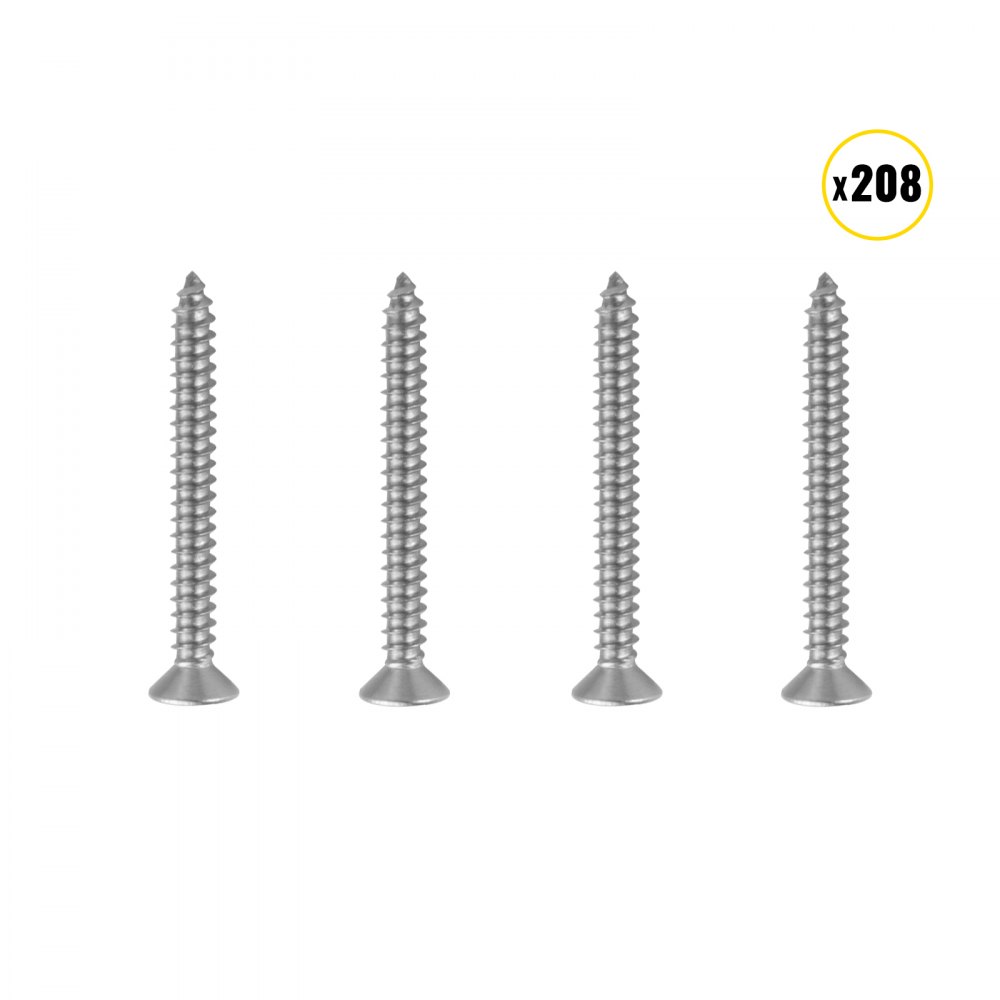 Vevor Spannschloss Knebelspanner Edelstahl Spannschraube 52 Sätze 4,76 Mm Kabel