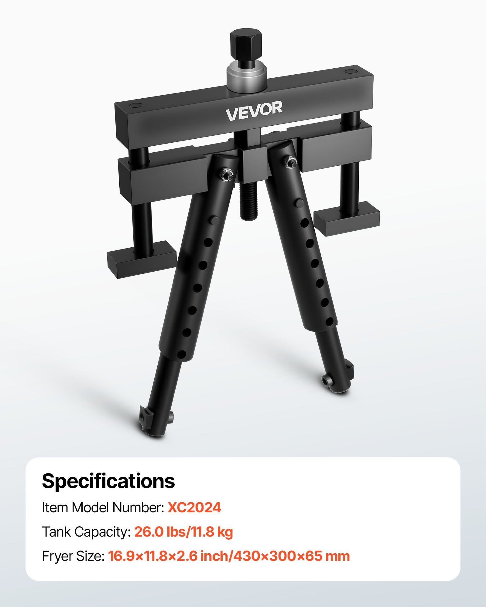 VEVOR Universal Cylinder Liner Puller Assembly, Used for Mack Cummins Cat on Wet Liner from 98.43 mm to 158.75 mm Bore, Diesel Engine Cylinder Liner Removal Tool, Replace PT-6400-C, M50010-B, 3376015