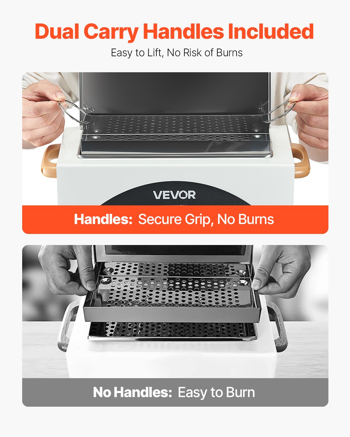 VEVOR Hochtemperatur-Autoklav 2 L 300 W, Hochtemperatur-Reinigungsmaschinenbox mit einstellbarer Temperatur & Zeit, Trockenwärmeschrank-Nagelwerkzeugreiniger Sterilisatorbox für Labore Zuhause