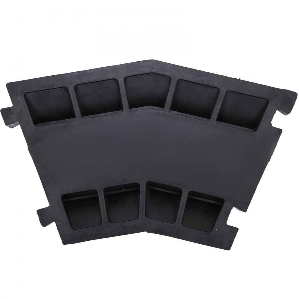 5x Kabelbrücke Kabelmatte 45° Rechts Abbiegen Rechtskurve Bogenstück Rutschfest