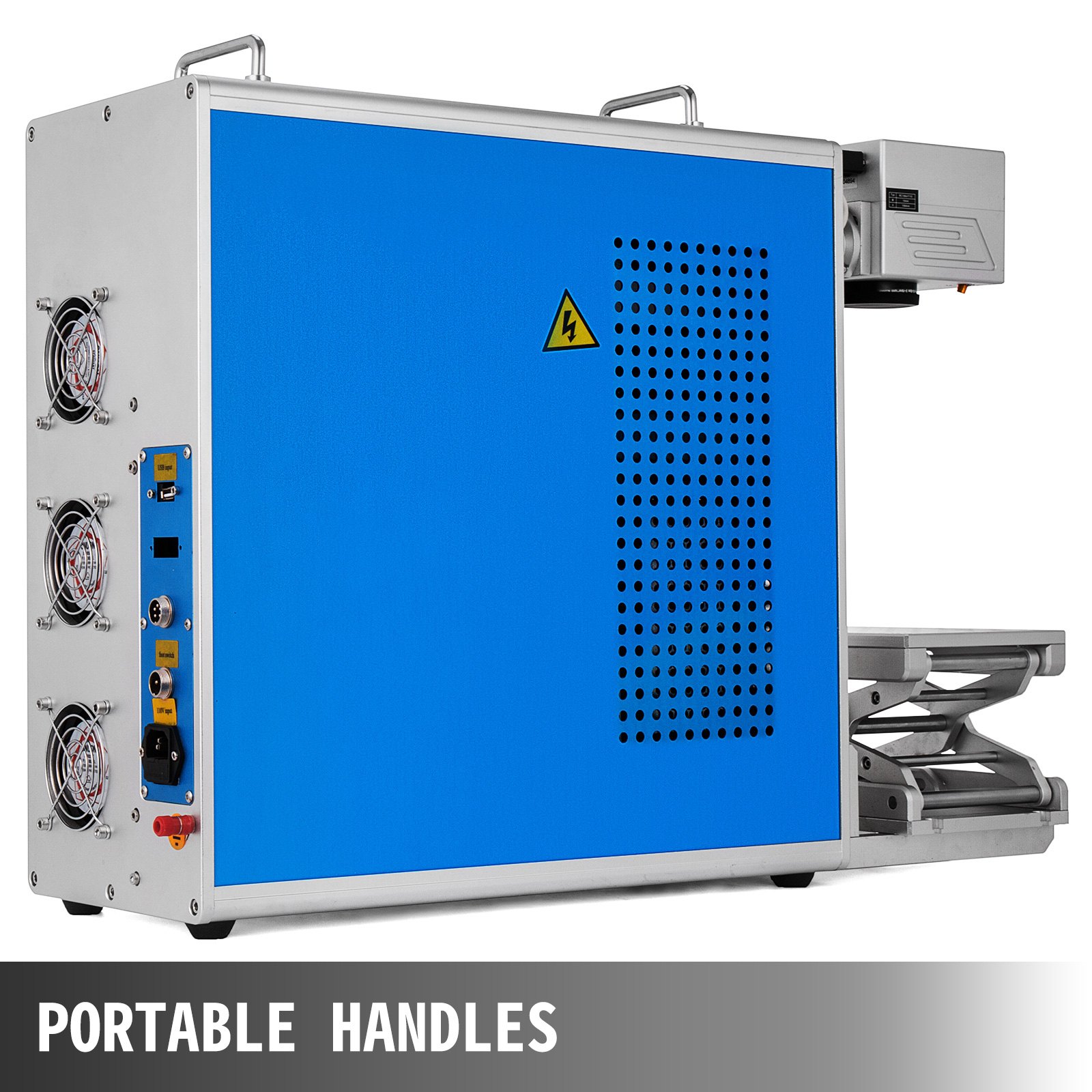 30w Laser Engraving Marking Faser Tragbar 110x110mm Win Xp/7/8/10 Laser Fokus