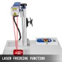 VEVOR Faserlaserbeschriftungsmaschine 30 W, Beschriftung Fiber Laser Gerät Rollendesign, Faserlaser-Markierung Maschine Laser-Frequenz 20-100 kHz, Markierungstiefe 0,01-0,5 mm, Genauigkeit 0,0001 mm