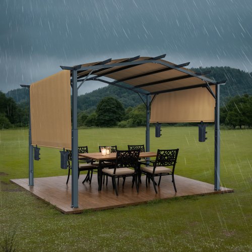 Vorhanggewichte Für Draußen – 12 Stück, Je 473 G, Mit Metallclips Für Terrasse, Pavillon & Garten (beige)