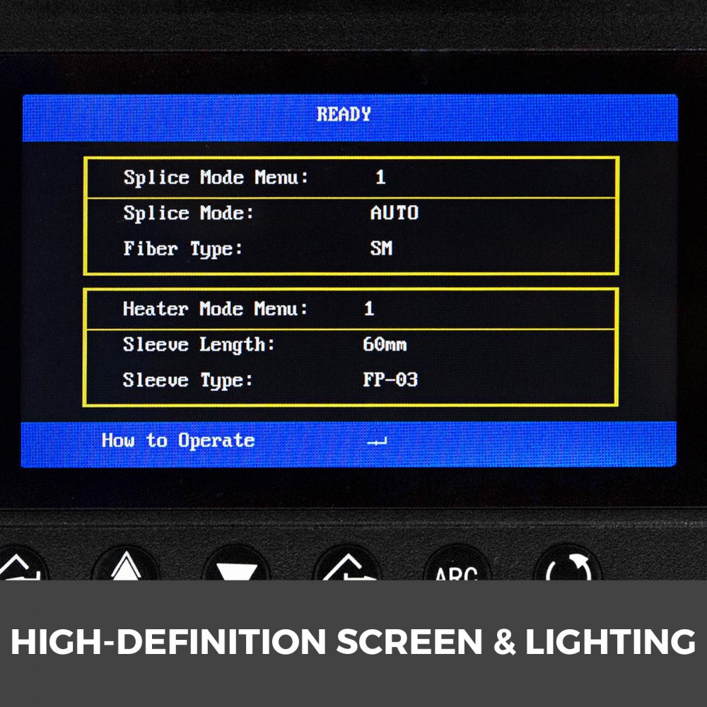 Handheld Automatisches Glasfaser Spleißgerät Automatisch Schweißen Bedienung