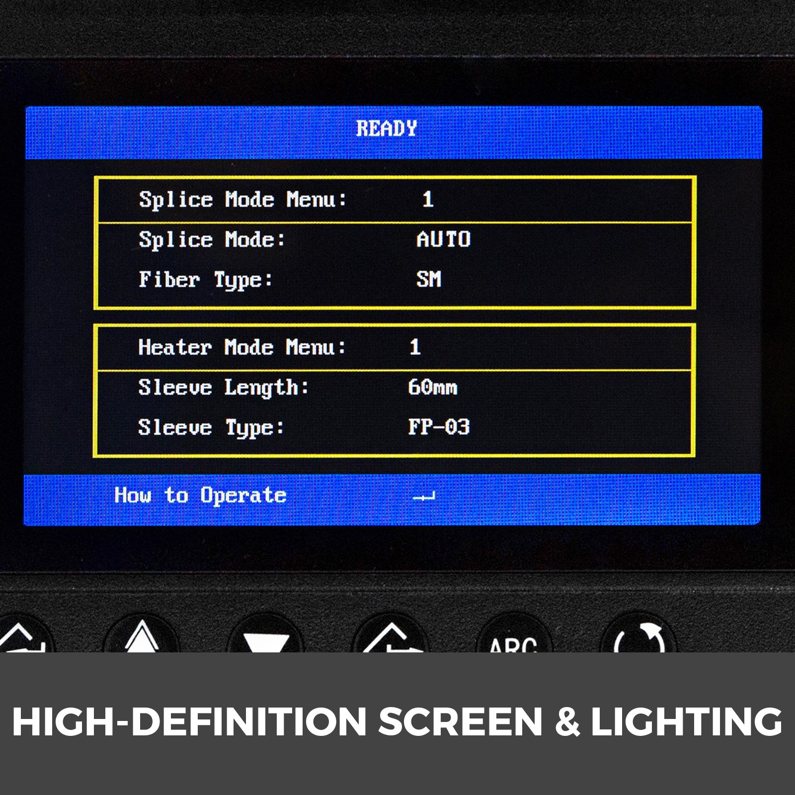 Handheld Automatisches Glasfaser Spleißgerät Automatisch Schweißen Bedienung
