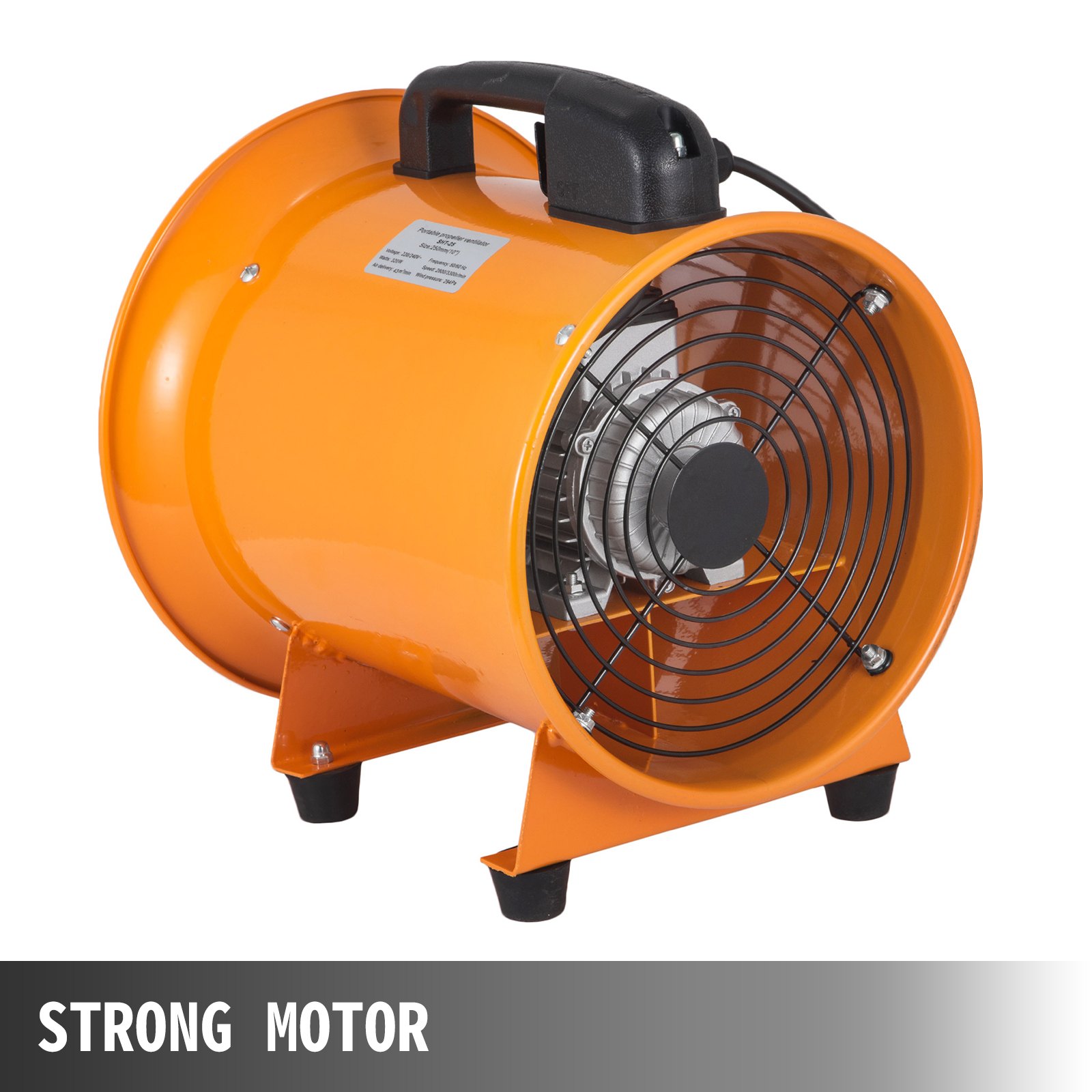 Dust Fume Extractor 10inch 250mm Ventilation Fan Industrial Blower + 10m PVC Ducting