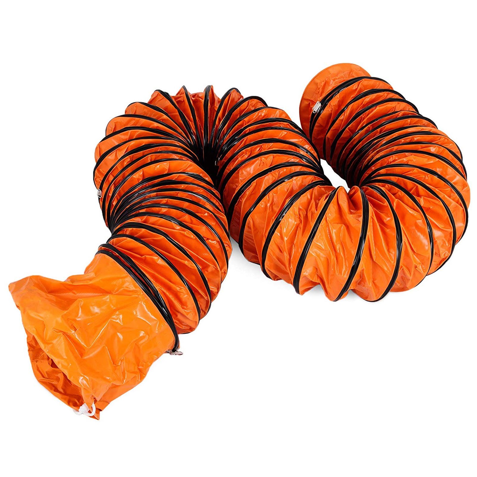 VEVOR Baulüfter 520 W Axialventilator, 2800 U / min Axialgebläse, 300 mm Durchmesser Windmaschine mit 10 Meter PVC Schlauch, 3900 m3 / h Durchfluss Industrieventilator für Kühlung, Lüftung & Trocknung