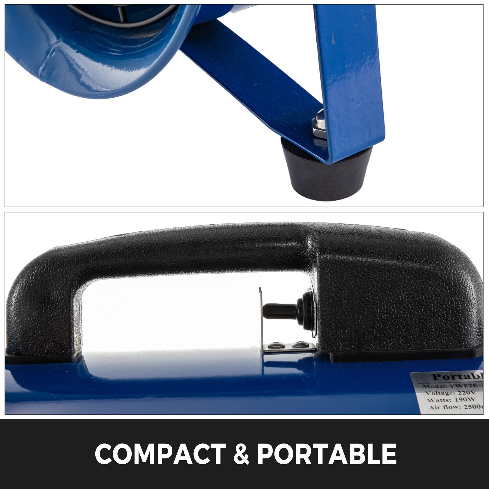 Zylinderlüfter Belüftungsgebläse 10 Zoll Für Fabriken Keller Werften Bauernhöfe