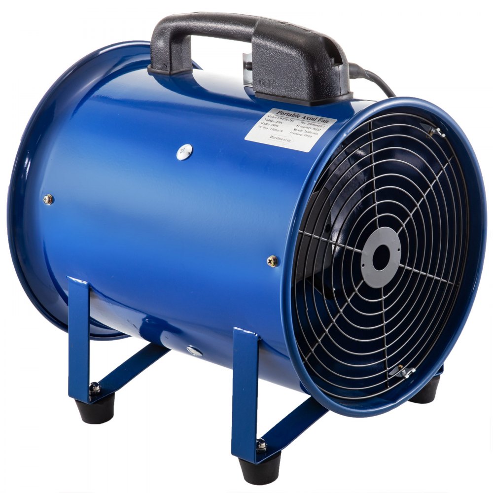 8’’ Baulüfter Lüfter Axialventilator Axialgebläse 1500m3/h Baugebläse 2700r/min