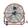 VEVOR Trommelventilator, Bodenventilator, Industrieventilator, 3 Gang, 8600 CFM, 360° verstellbare Neigung, 0-2-Stunden-Timer, Standventilator, Windmaschine für Lager, Werkstatt, Fabrik, Keller
