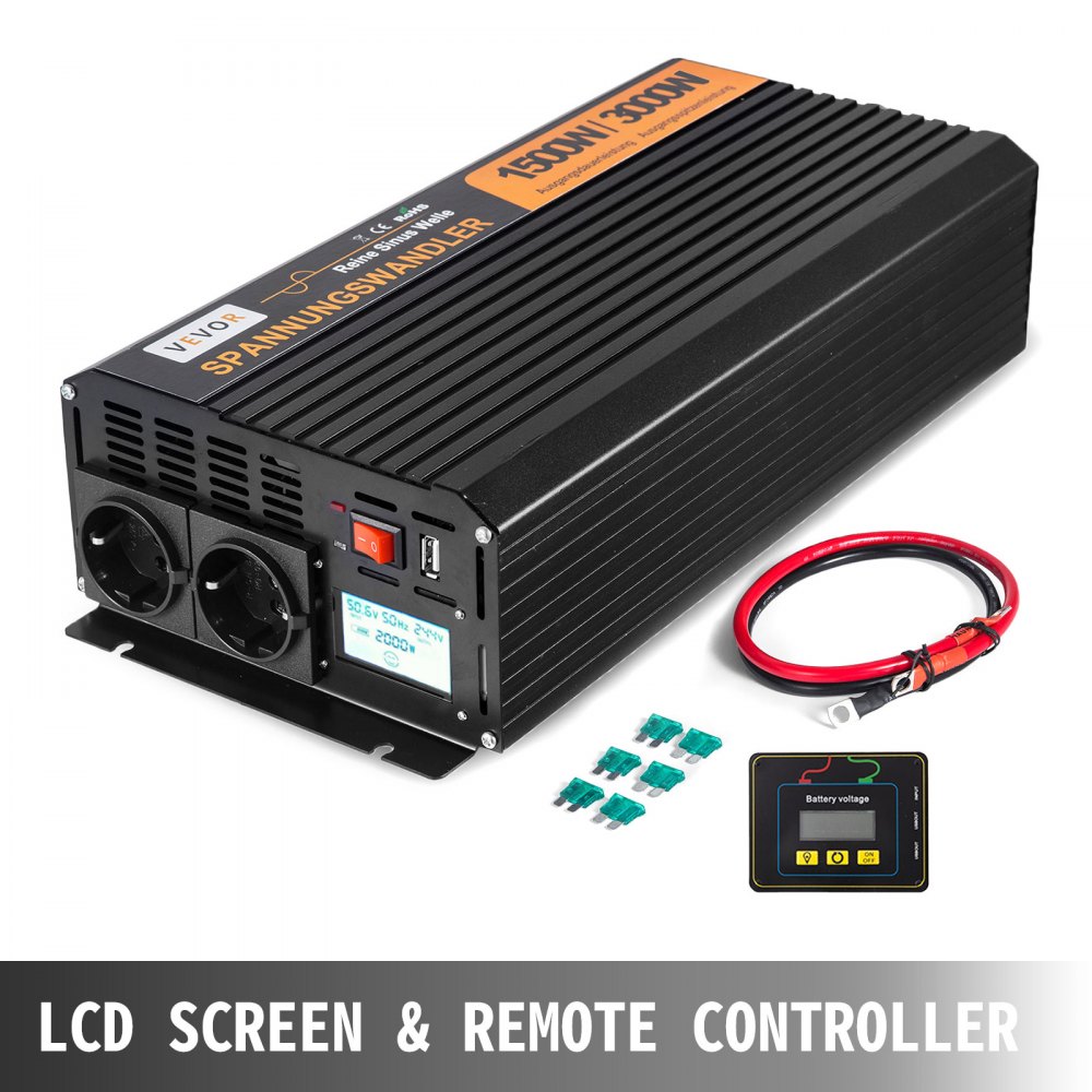 Spannungswandler Wechselrichter Lcd Umgebungsbedingungen Dc 12v Avr Ce Approved