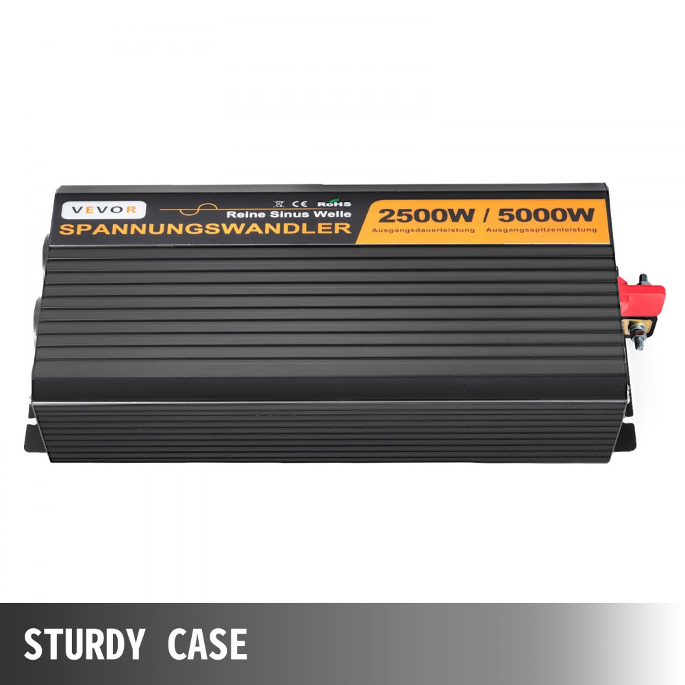 2500w 5000 Watt 12v 230v Reiner Sinus Wechselrichter Spannungswandler Inverter