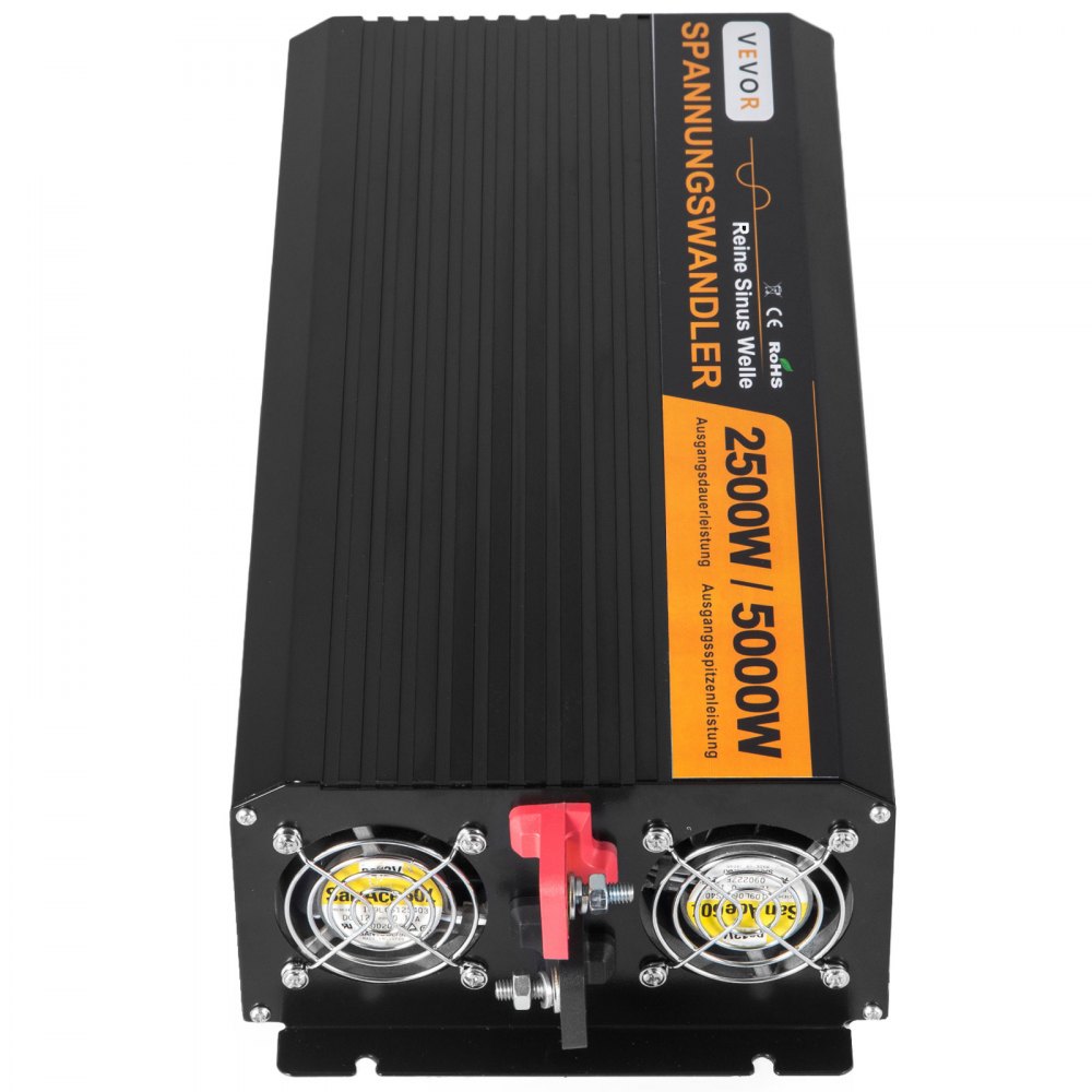 PURE SINE WAVE Power Inverter 5000W Peak 12V DC-220V AC Off Grid Office Remote