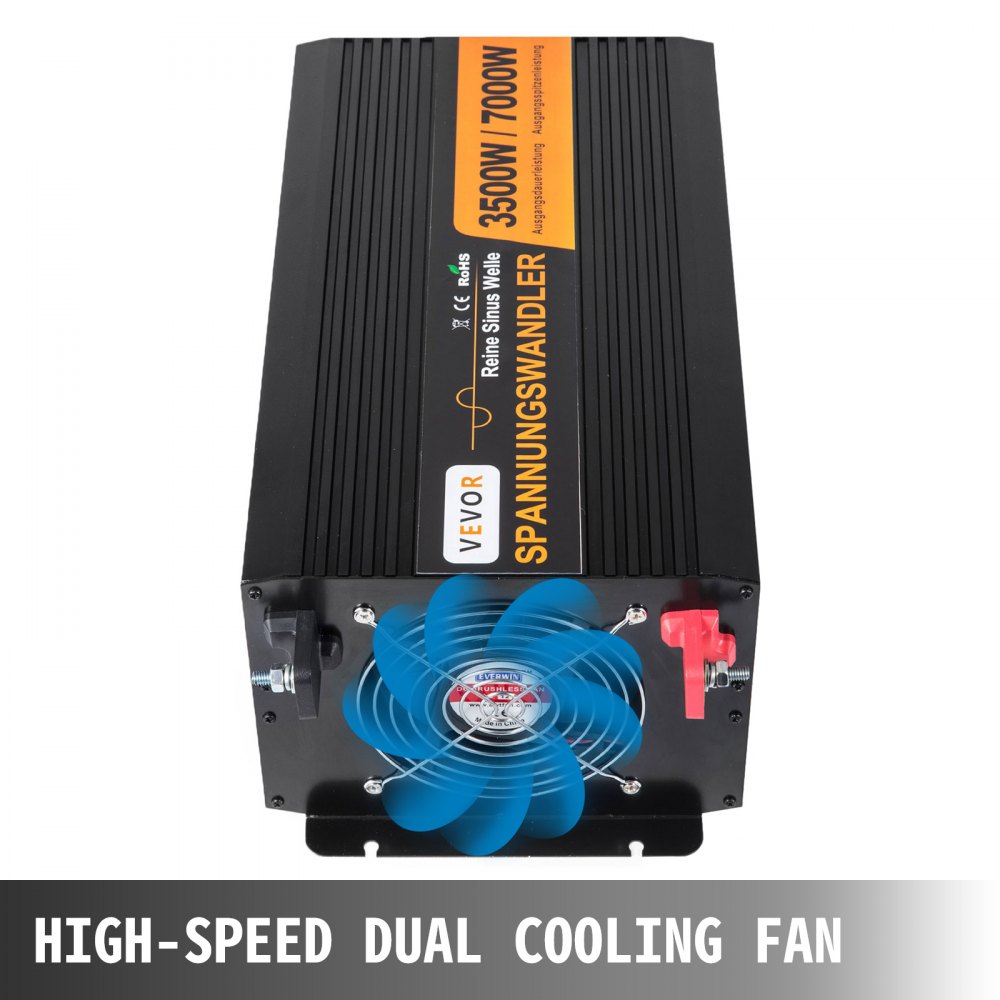 3500w 7000 Watt 12v 230v Reiner Sinus Wechselrichter Spannungswandler Inverter