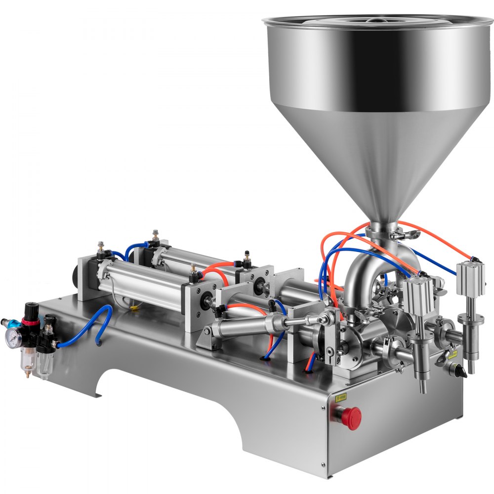 Vevor Pneumatische-abfüllmaschine 50l Halbauto 50-500ml Trichter Doppeldüse