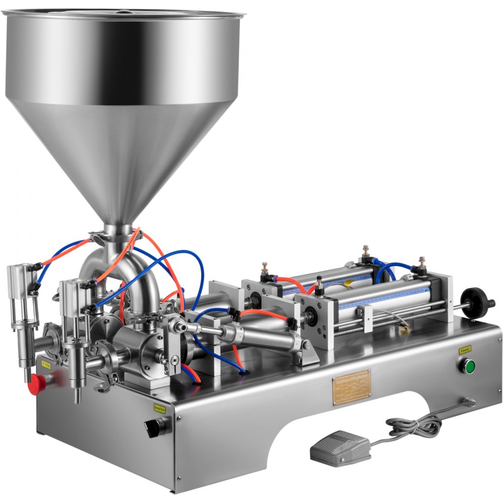 Vevor Pneumatische Abfüllmaschine 100-1000ml Flüssigkeit Doppeldüse 50 L