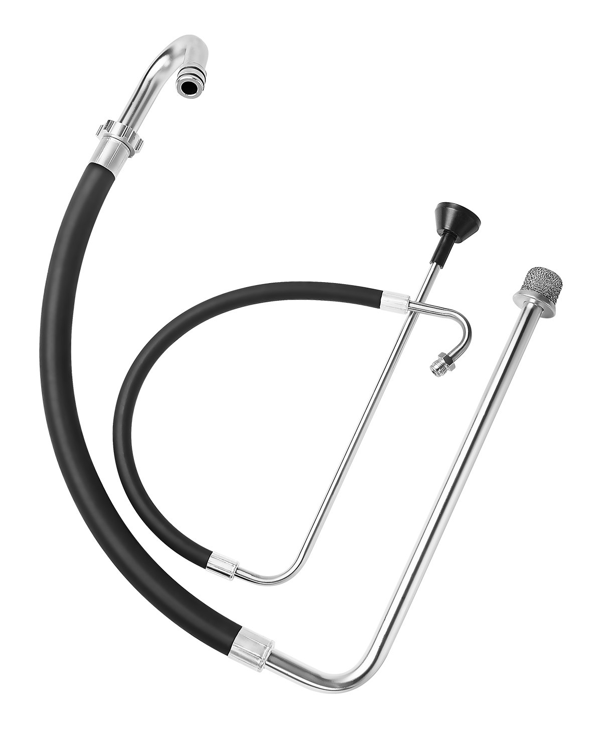 VEVOR Saugschlauch und Rückflussleitungssatz aus Aluminiumlegierung und Gummi, Werkzeugteil für Farbspritzgeräte, kompatibel mit mehreren Airless-Sprüh-/Linienlackiermaschinen