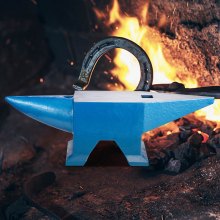 VEVOR Schmiede Amboss 60 kg Schmiede Zubehör Amboss Werkzeuge geschmiedeter Stahl mit rundem und quadratischem Loch robust