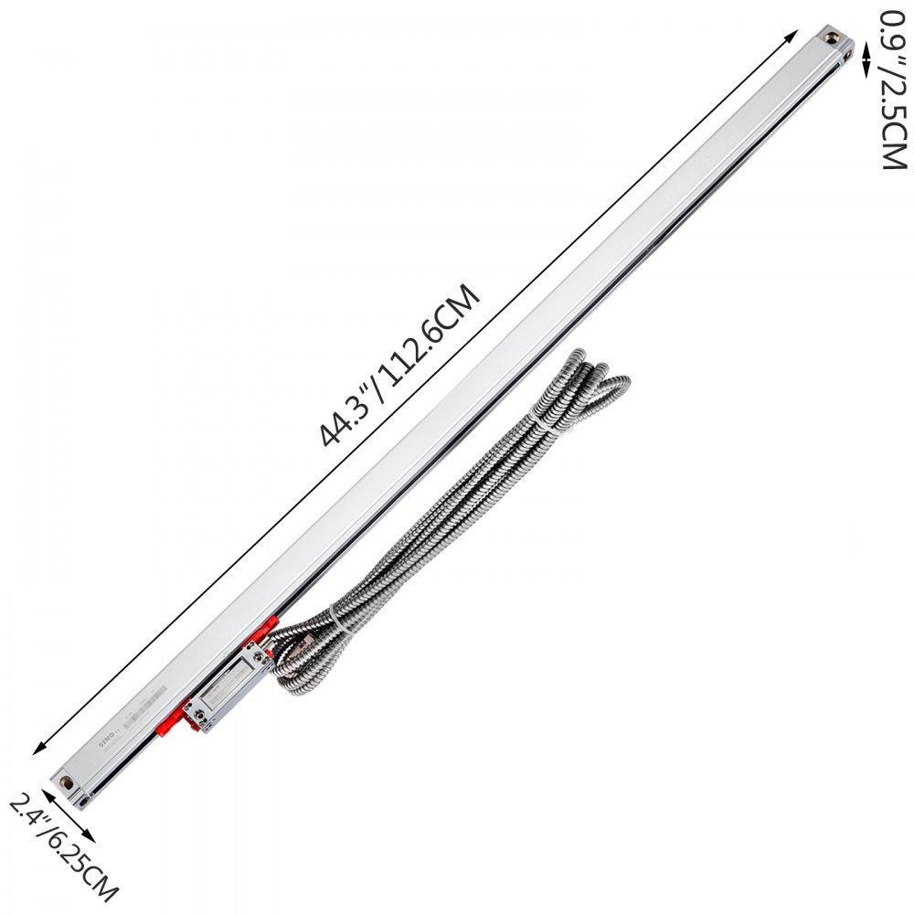 Vevor 1020 Mm K3 Lineare Skala Drehen-fräsen Maschine Bohren Linear Scale 3m