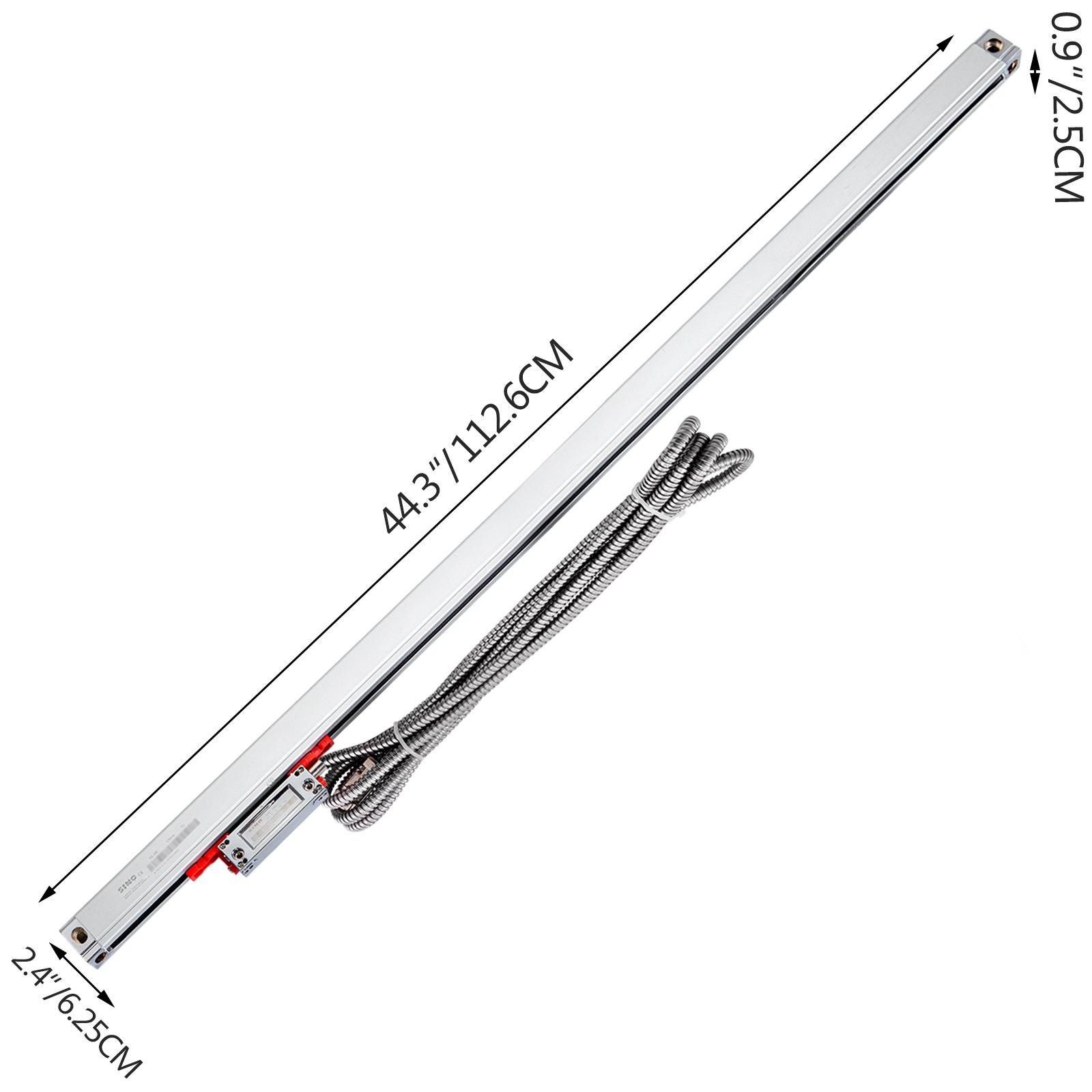Vevor 1020 Mm K3 Lineare Skala Drehen-fräsen Maschine Bohren Linear Scale 3m