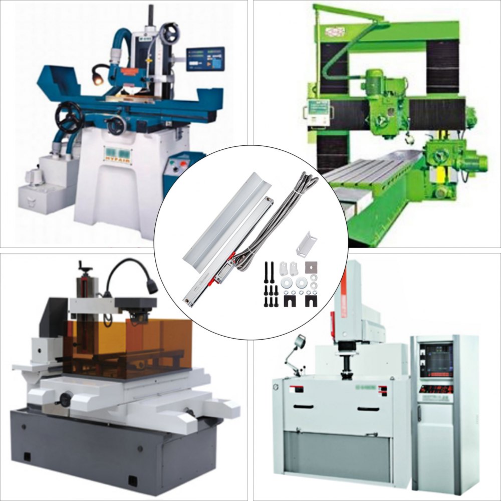 Vevor 270 Mm K3 Linear Skala Drehen-fräsen Maschine Bohren Linear Scale 3m Kabel