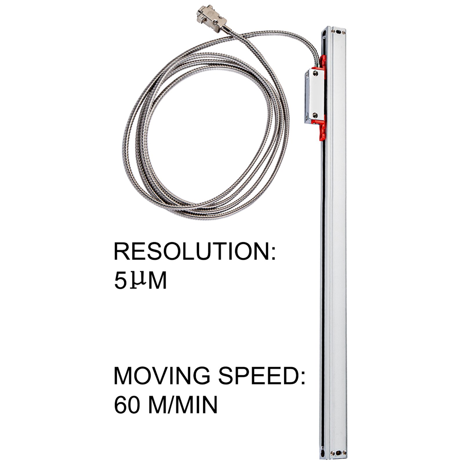 Vevor 270 Mm K3 Linear Skala Drehen-fräsen Maschine Bohren Linear Scale 3m Kabel