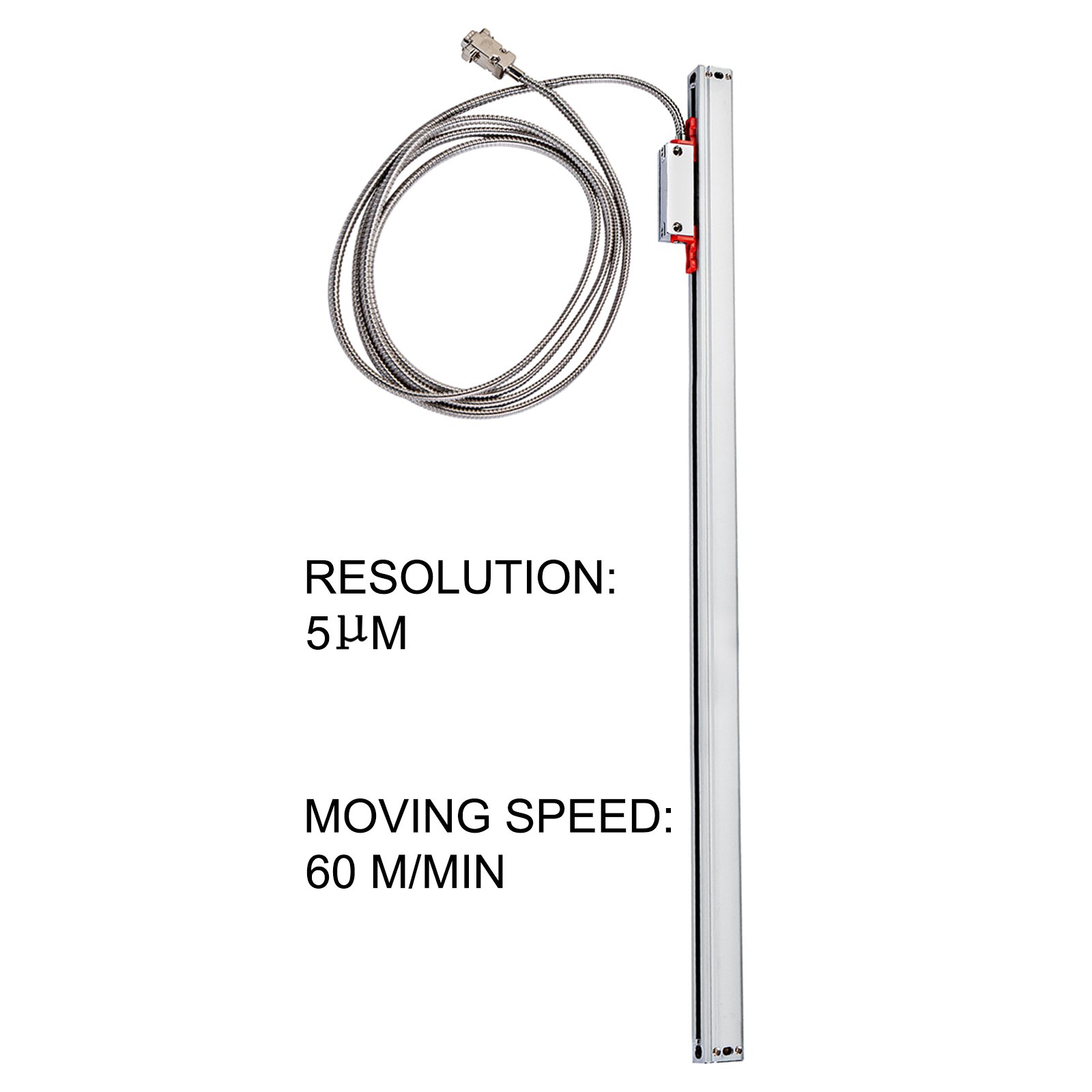 Vevor 870 Mm K3 Linear Skala Drehen-fräsen Maschine Bohren Linear Scale 3m Kabel