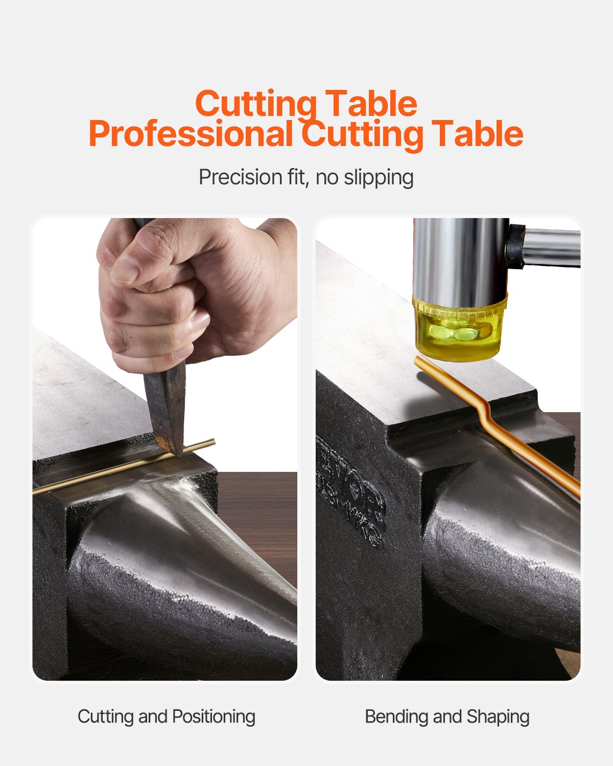 VEVOR Einzelhornamboss schwerer Amboss aus Gussstahl 11,5 kg robuster runder Hornamboss mit hoher Härte & stabiler Basis, Metallbearbeitungswerkzeug zum Biegen Formen Verdrehen von Metall