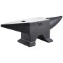VEVOR Schmiedeamboss 60kgAmboss 67x18,5x21.5cm Amboss Werkzeuge mit Rund- und Flachhorn Schmiede Zubehör Ideal für Heimwerker und Bastler zum Nieten Abflachen Schmieden Formen von Metall