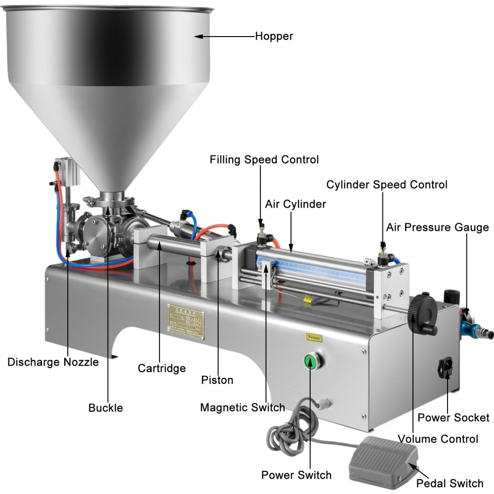 10-300 Ml Flüssigkeit Abfüllmaschine Abfüllgerät Abfüllanlag Füllmaschine