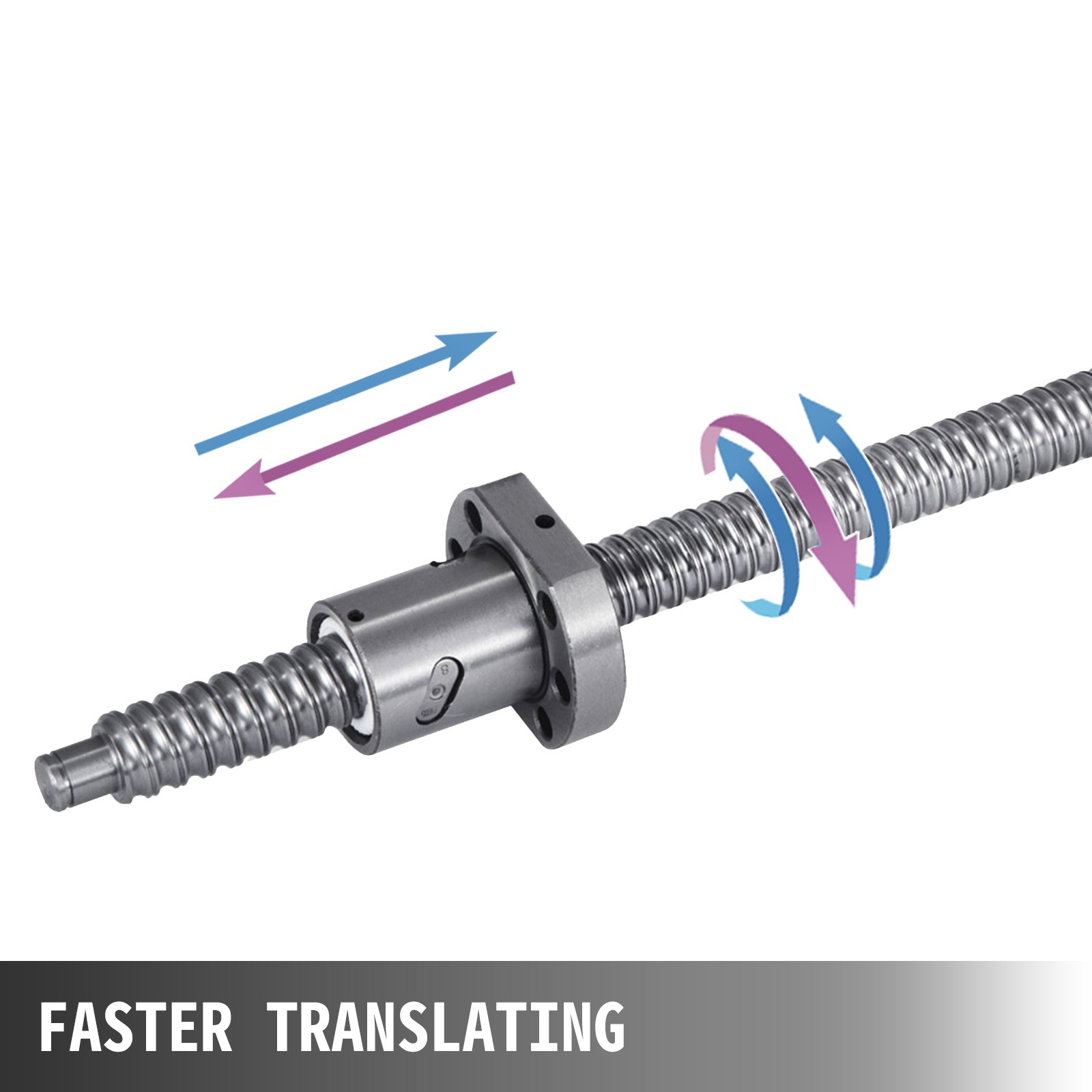 Sfu1605 350mm Kugelumlaufspindel Kugelgewinde Screw+ballnut Mutterblock Sfu1605