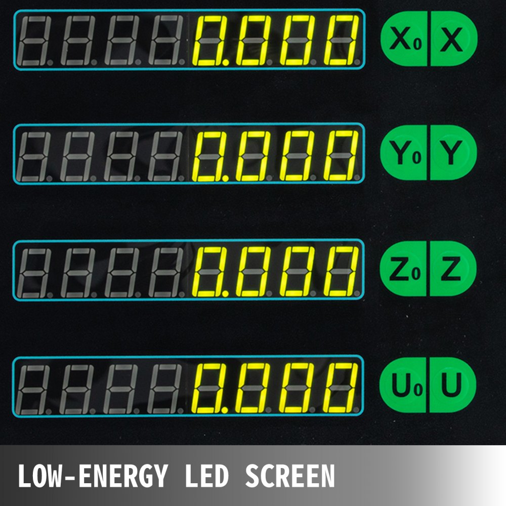 Vevor 4-achsen-digitalanzeige-fräsmaschine Linear-encoder Dro Für Fräsmaschine