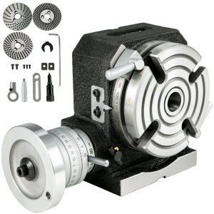 Teilapparat / Rundtisch 100 Mm Von BLUEFOX – Horizontal + Vertikal, Mit Vierbackenfutter