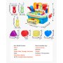 VEVOR Musikalisches Werkbank-Spielzeug, Geräusche & Lichter, Lernwerkbank für Kinder ab 2 Jahren, Motorikspielzeug, Baby-Rollenspiel-Werkzeugset, Aktivitäten zum Sortieren von Formen für Kleinkinder