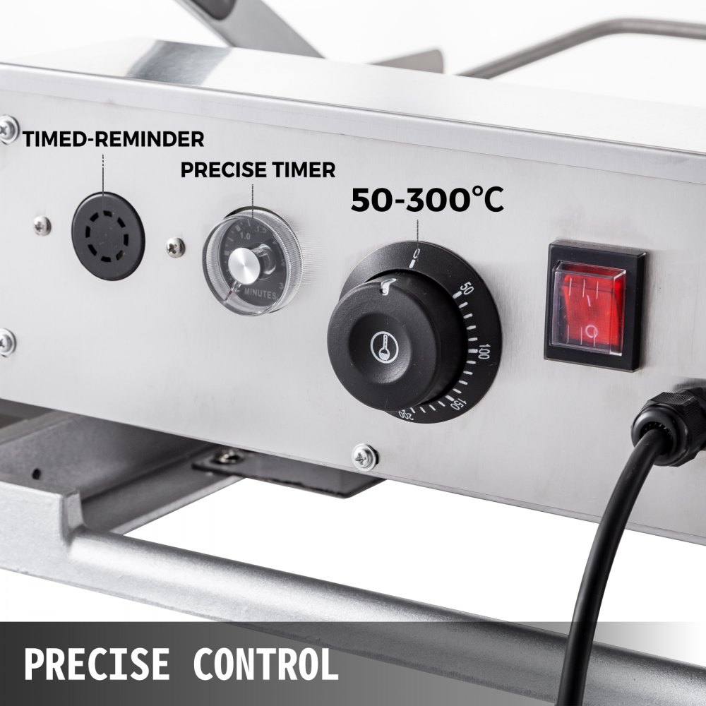 Burgermaker Pattymaker 800w Hamburgerpresse Backgerät Brotbäcker Brotbackofen