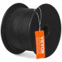 VEVOR Geflochtenes Nylonseil, 0.48 cm (3/16 Zoll) x 76.2 m (250 Fuß), 32 Stränge, 327 kg (720 Pfund) Bruchfestigkeit, Outdoor-Kletterseil, Baumpfleger-Kletterseil für Felswanderungen, Camping, Schaukeln, Abseilen, Rettung