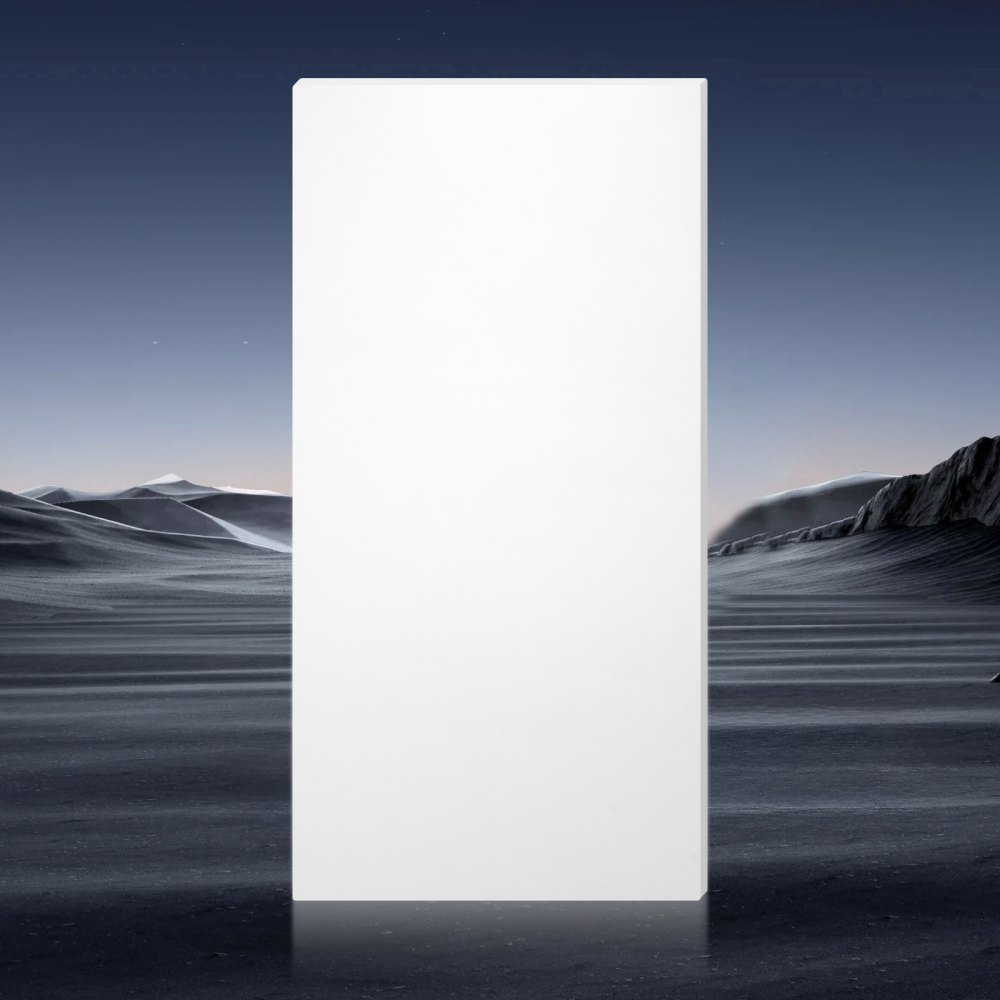 VEVOR HDPE plastic sheet, 1pc. High-density polyethylene sheet, 1219 x 610 mm, 13 mm thick, adaptable sheets, ideal for DIY projects, heavy industrial equipment, white