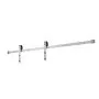 VEVOR Schiebetürsystem 2 m Laufschiene, Schiebetürbeschlag, Tragkraft 150 kg, kompatibel mit 91 bis 101,6 cm Breite & 34,92 mm bis 44,45 mm Dicke, langlebige Schiene & J-förmige Rolle