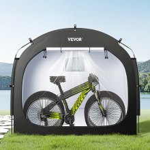 VEVOR Fahrradzelt Fahhrradgarage Fahrradschuppe für 4-5 Fahrräder 226x151x197cm