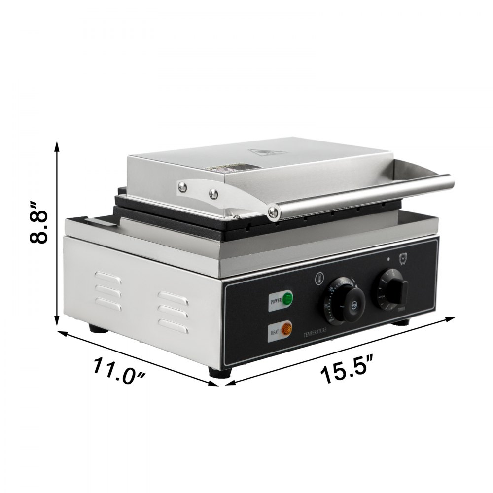 Waffeleisen Für Französisch Hotdog Anti-haftbeschichtung Alarm Led-licht