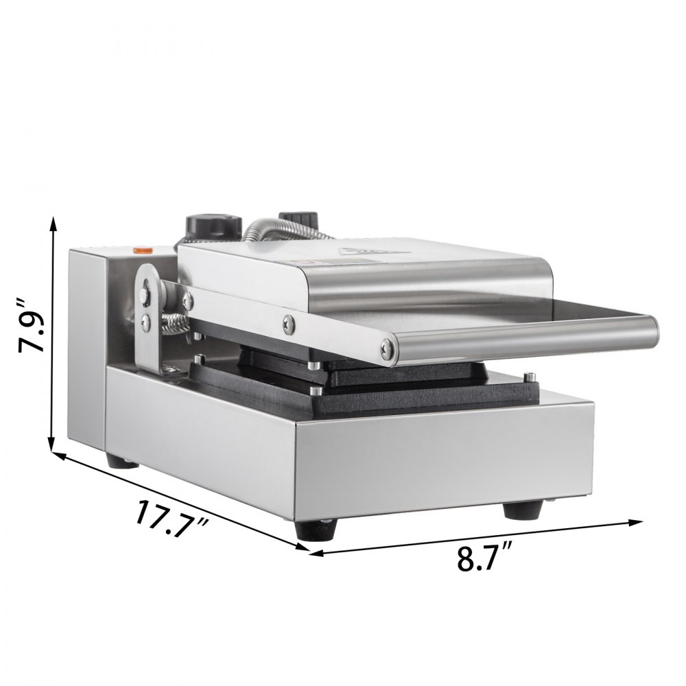 Sandwichtoaster, Sandwichgrill,1250w, Kommerziellerkontaktgrill Toaster