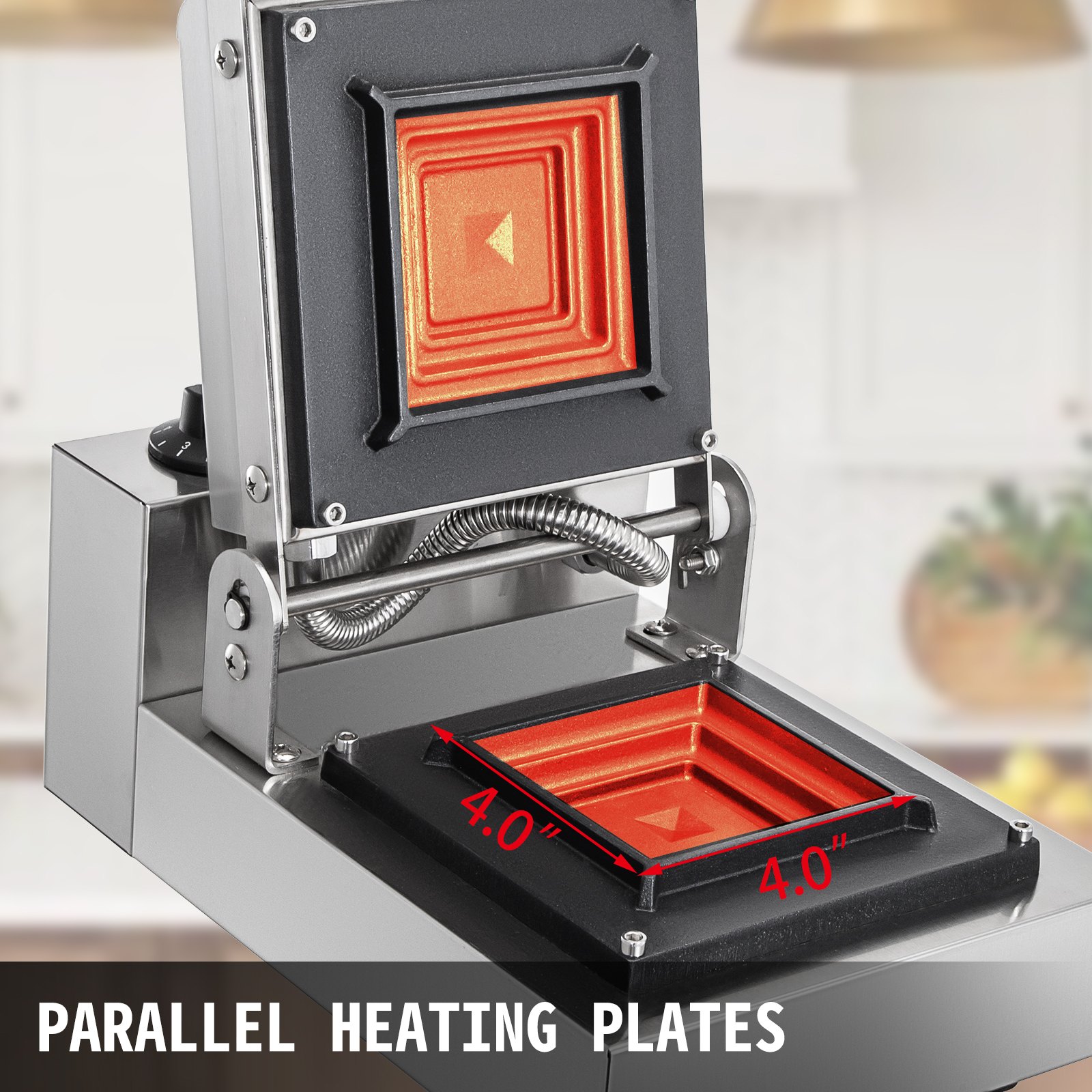 Sandwichtoaster, Sandwichgrill,1250w, Kommerziellerkontaktgrill Toaster