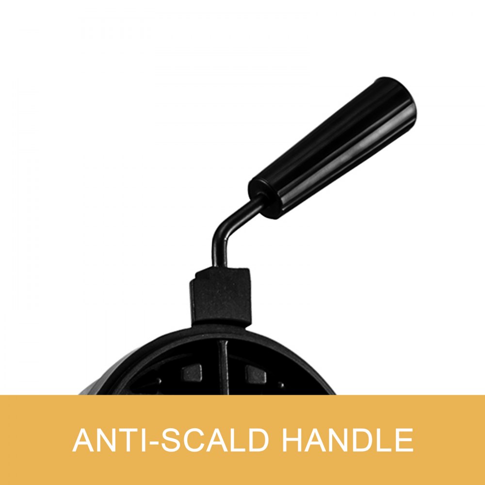 VEVOR Waffeln Maschine 1100W  Drehbare Waffeleisen 220V Waffelautomat Waffeleisen für 4 Waffeln