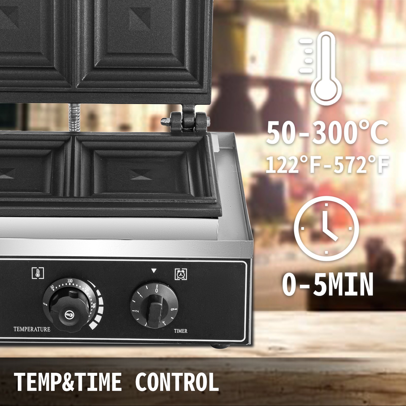 Kommerzielle Sandwichmaschine,kontaktgrill Toaster,1550w, Rechteckig