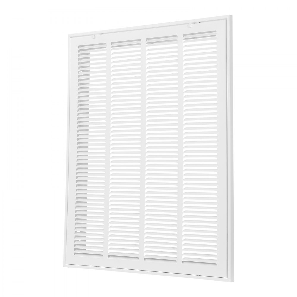 VEVOR Lüftungsgitter, passend für Installationsöffnung (50x63 cm), Filter NICHT im Lieferumfang enthalten, Abluftgitter für die Wand, Lamellengitter, pulverbeschichtetes Rückluftgitter aus Stahl