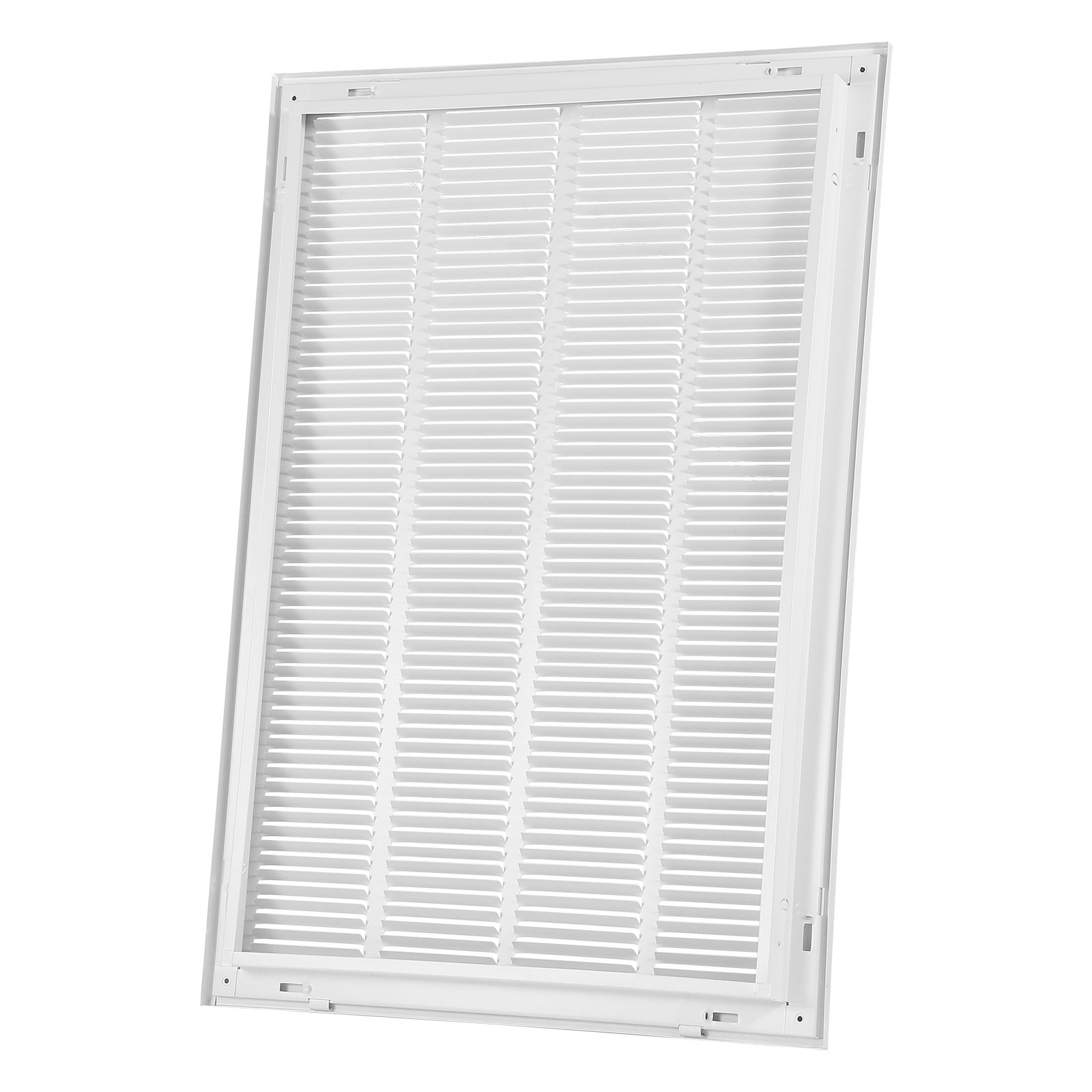 VEVOR Rückluftfiltergitter, passend für Kanalöffnungen 50,5x75,5 cm, Filter NICHT im Lieferumfang enthalten, Abluftgitter für die Wand, pulverbeschichtetes Rückluftgitter aus Stahl