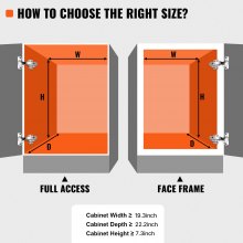 VEVOR Ausziehbares Spülschrankregal Küchenschrank Gewürzregal, 432 x 533 x 63,5 mm Waschbecken Regal Herausziehbarer Schrank 13 kg Belastbarer Organizer Unterschrankregal Spülschrank Stahl