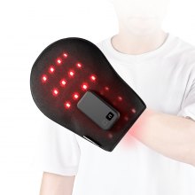 VEVOR Rotlichttherapie für Hand 660/850nm Rotlichttherapie-Handschuhe 45xLEDs