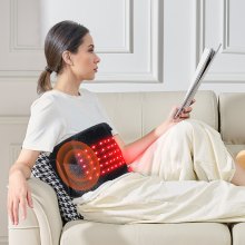 VEVOR Rotlichttherapie Gürtel für Taille Schulter 660/850nm Lichttherapiegerät